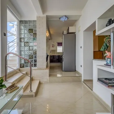 In Arbanija With Sea View, Terrace, Air Conditioning, Wifi 5138-2 Апартаменты